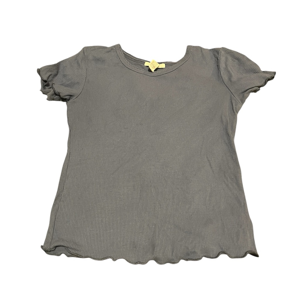 Blue Short Sleeve Top